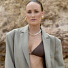 Culturesse Jana Pearl Chain Toggle Bar Necklace