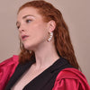 Culturesse Le Beaute 24K Pearl Curve Earrings
