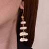 Culturesse Maelynn 24K Artisan Pearl Drop Earrings