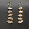 Culturesse Maelynn 24K Artisan Pearl Drop Earrings