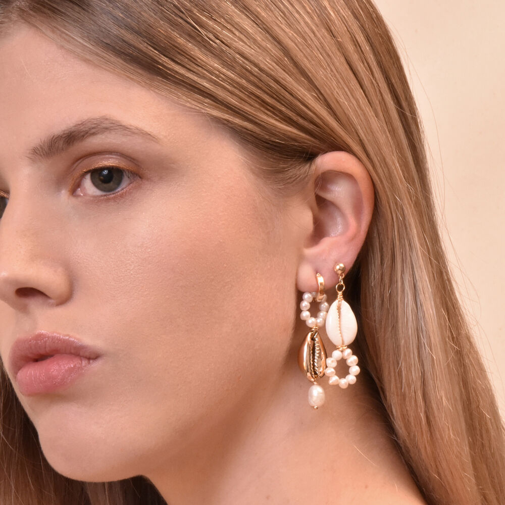 Culturesse Keira Mismatching Coastal Muse Earrings