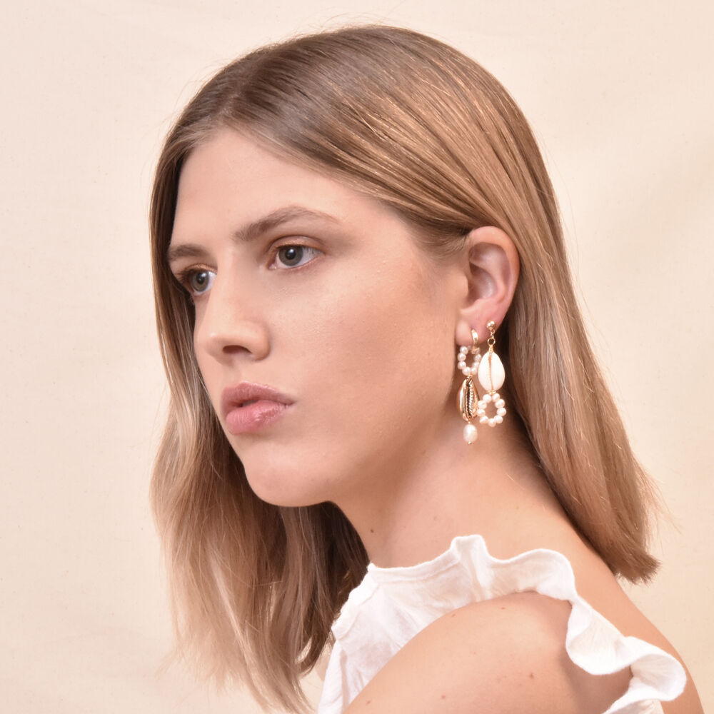 Culturesse Keira Mismatching Coastal Muse Earrings