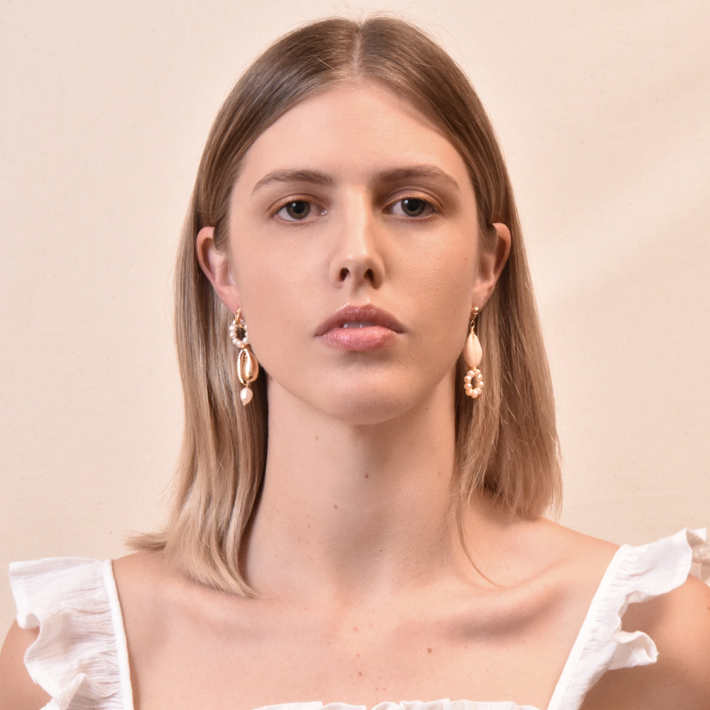 Culturesse Keira Mismatching Coastal Muse Earrings