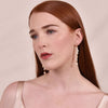 Culturesse Elsa Boho Style Shell String Earrings