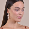 Culturesse Ellenora Artisan Freshwater Pearl Stack Earrings