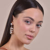 Culturesse Ellenora Artisan Freshwater Pearl Stack Earrings