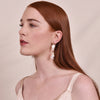 Culturesse Cleo Mismatching Pearl Stack Earrings