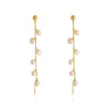 Culturesse Andree Freshwater Pearl String Earrings