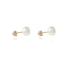 Culturesse Ora Freshwater Pearl Stud Earrings (Gold Posts)