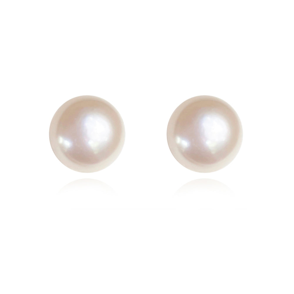 Culturesse Misha Freshwater Pearl Stud Earrings