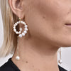 Culturesse Astoria Pearl Spiral Earrings