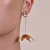 Culturesse Jeane Sculpture Petal Drop Earrings