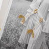 Culturesse Jeane Sculpture Petal Drop Earrings