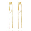 Culturesse Murphy Sculpture Wrap Tassel Earrings (Gold Vermeil)