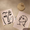 Culturesse Matisse Artsy Portraits Drop Earrings