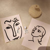 Culturesse Matisse Artsy Portraits Drop Earrings