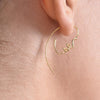 Culturesse Vianca Artsy Face To Face Earrings (Gold)