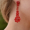 Culturesse Arabella Rouge Beaded Earrings