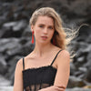 Culturesse Arabella Rouge Beaded Earrings
