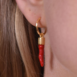 Culturesse Harper Fashionista Chilli Drop Earrings