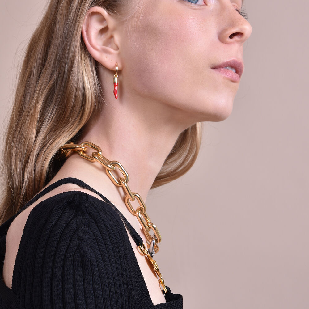 Culturesse Harper Fashionista Chilli Drop Earrings
