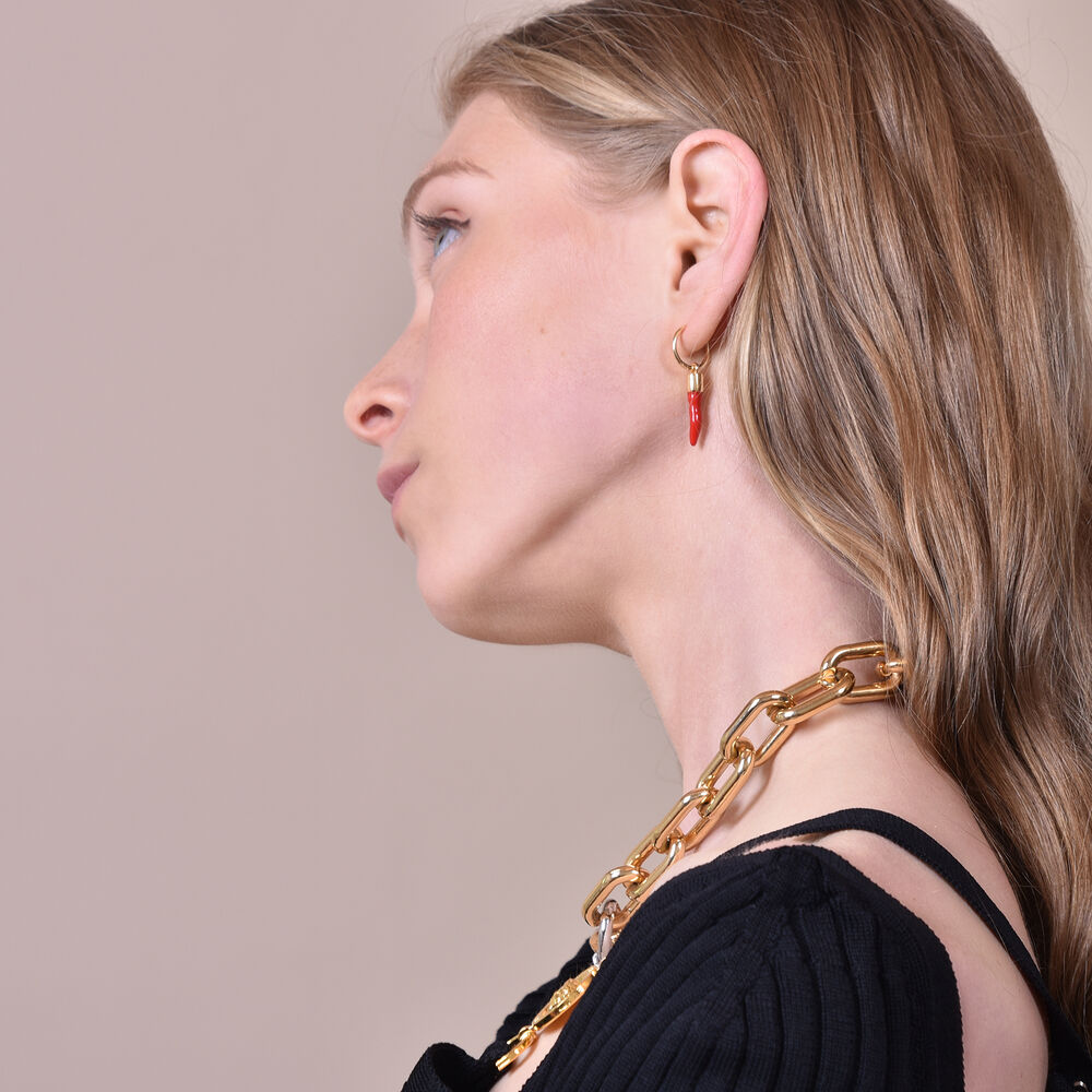 Culturesse Harper Fashionista Chilli Drop Earrings