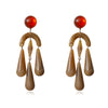 Culturesse Soft Echo Resin Drop Earrings