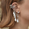 Culturesse Florian Shimmer Dangle Climber Earrings