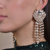 Culturesse Dawn Crystal Diamante Earrings