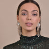 Culturesse Dawn Crystal Diamante Earrings
