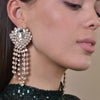 Culturesse Dawn Crystal Diamante Earrings