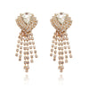 Culturesse Dawn Crystal Diamante Earrings