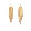 Culturesse Violet Glamour Ready Earrings