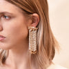 Culturesse Bright Night Crystal Diamante Earrings