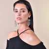 Culturesse Livia Tassel Glamour Earrings