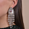 Culturesse Rayne Crystal Diamante Earrings Silver