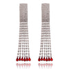 Culturesse Lemaire Catwalk Diamante Tassel Earrings