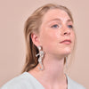 Culturesse Lexi Seahorse Rhinestone Drop Earrings