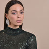 Culturesse Deanna Catwalk Diamante Statement Earrings