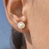 Culturesse Triana Clam Pearl Stud Earrings