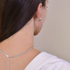 Culturesse Estrid Solid Silver Bowl Hoop Earrings
