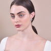 Culturesse Baby Georgia May Crystal Diamante Earrings