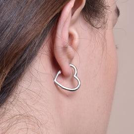Culturesse Ayn Open Heart Earrings