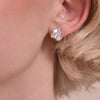 Culturesse Zooey Artisan Silver Stud Earrings