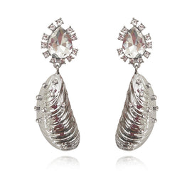 Culturesse Reva Shell Sparkle Earrings