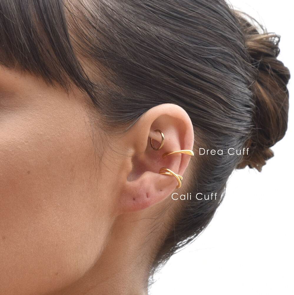 Culturesse Drea Ear Contour Minimalist Cuff Earring (Single Piece)