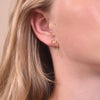 Culturesse Kalea Gold Filled Snake Chain Earrings