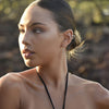 Culturesse Bambie Serpent Drop Earrings (Silver)