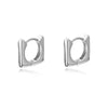 Culturesse New Frame of Mind Huggie Earrings (Silver)