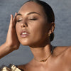 Culturesse Adalyn Star-engraved Chunky Hoop Earrings (Gold)